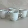 Kit 4 Xícaras de Café em Cerâmica Nature Branco Blanc 120ml