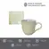 Kit 4 Xícaras de Café em Cerâmica Nature Shiny White 120ml