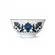 Bowl Tigela Cerâmica Flor Azul Branco 600ml 15,5x7,5cm 1un.