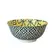 Bowl Tigela em Cerâmica Amarelo e Verde 600ml 15,5x7,5cm 1un