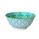 Bowl Tigela em Cerâmica Azul e Verde 600ml 15,5x7,5cm 1 un