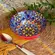 Bowl Tigela Cerâmica Azulejo Colorido 600ml 15,5x7,5cm 1 un