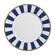 Prato Raso em Cerâmica Stripe Linhas Azul 29cm - 1 unid.
