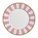 Prato Raso em Cerâmica Stripe Linhas Rosa 29cm - 1 Unid.