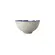 Kit 4 Bowls Tigelas Cerâmica Flor Azul Branco 280ml Caixa Presente