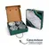Kit 4 Bowls Tigelas Cerâmica Azul Branco 280ml Caixa Presente