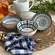 Kit 4 Bowls Tigelas Cerâmica Azul Branco Duo 280ml Caixa Presente