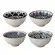 Kit 4 Bowls Tigelas Cerâmica Coloridos 280ml Caixa Presente