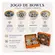 Kit 4 Bowls Tigelas Cerâmica Decorados 280ml Caixa Presente