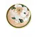 Kit 2 Bowls Tigelas Cerâmica Flor Magnólia 280ml Caixa Presente