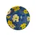 Kit 2 Bowls Tigelas Cerâmica Flor Azul Amarelo 280ml Caixa Presente