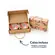 Kit 2 Bowls Tigelas Cerâmica Flor Campestre 280ml Caixa Presente