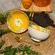 Kit 2 Bowls Tigelas Cerâmica Primavera 280ml Caixa Presente