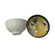 Kit 2 Bowls Tigelas Cerâmica Jardim Floral 280ml Caixa Presente