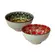 Kit 2 Bowls Tigelas Cerâmica Color Mandalas 280ml Caixa Presente