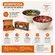 Kit 2 Bowls Tigelas Cerâmica Color Mandalas 280ml Caixa Presente