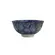 Kit 2 Bowls Tigelas Cerâmica Folia Azul Branco 280ml 12x6cm