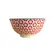 Bowl Tigela Cerâmica Rosália Vermelho 550ml 14x7,5cm 1 un