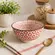 Bowl Tigela Cerâmica Rosália Vermelho 550ml 14x7,5cm 1 un