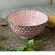Bowl Tigela Cerâmica Rosália Vermelho 550ml 14x7,5cm 1 un