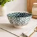 Bowl Tigela Cerâmica Rosália Tessera Verde 550ml 14x7,5cm 1 un