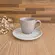 Xícara de Café e Pires Cerâmica Stoneware Bio Luar 120ml - 1 Unid.