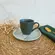 Xícara de Café e Pires Cerâmica Stoneware Bio Vida 120ml - 1 Unid.
