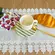 Xícara de Café com Pires Cerâmica Coup Fleur Off-White 112ml - 1 Unid.