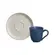 Xícara de Café e Pires Cerâmica Stoneware Bio Radial 120ml - 1 Unid.