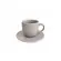 Xícara Café e Pires Cerâmica Stoneware Coup Mahogany 97ml - 1 unid.