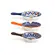 Kit 3 Mini Bowls Molheiras Cerâmica Estampadas 50ml com Cabo