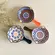 Kit 3 Mini Bowls Molheiras Cerâmica Estampadas 50ml com Cabo