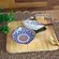 Kit 2 Mini Bowls Molheiras Cerâmica Estampadas 50ml Cabo Marrom