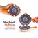 Kit 2 Mini Bowls Molheiras Cerâmica Estampadas 50ml Cabo Laranja