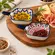Kit 2 Mini Bowls Molheiras Quadrados Estampados 50ml com Cabo