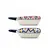 Kit 2 Mini Bowls Molheiras Quadrados Estampados 50ml com Cabo