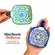 Kit 4 Mini Bowls Molheiras Quadrados Estampados 50ml com Cabo