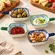 Kit 4 Mini Bowls Molheiras Quadrados Estampados 50ml com Cabo