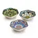 Kit 3 Mini Bowls Molheiras Hexagonais Cerâmica Coloridos 100ml