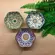 Kit 3 Mini Bowls Molheiras Hexagonais Cerâmica Coloridos 100ml