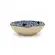 Kit 2 Mini Bowls Molheiras Hexagonais Cerâmica Floral Azul 100ml