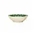 Kit 2 Mini Bowls Molheiras Hexagonais Cerâmica Verde Amarelo 100ml