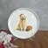 Prato Sobremesa Merry Golden Retriever Sentado V - 1 Unid.