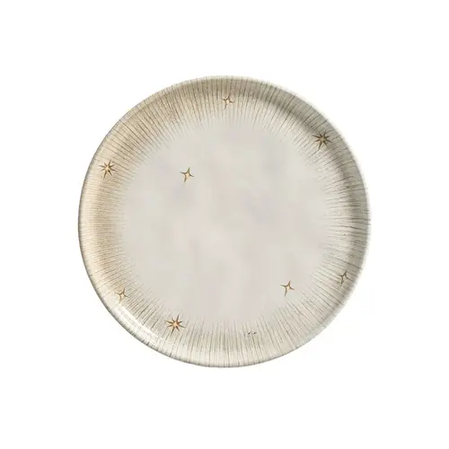 Prato Sobremesa em Cerâmica Stoneware Bio Astra 21,5 cm - 1 Unid.