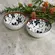 Jogo Bowls Cerâmica 2 Pcs Florata Floral 11,5cmx6cm - 280ml