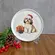Prato Sobremesa em Cerâmica Natal Ho Ho Dogs Shih-Tzu - 1 Unid.