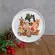 Prato Sobremesa Natal Pet Christmas Cães e Gatos 21,5cm - 1 Unid.